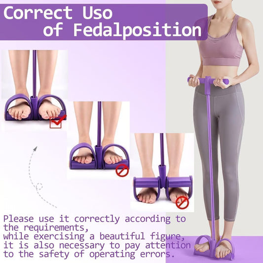 MySportsHouse™ Pedal Elastic Pull Workout Band