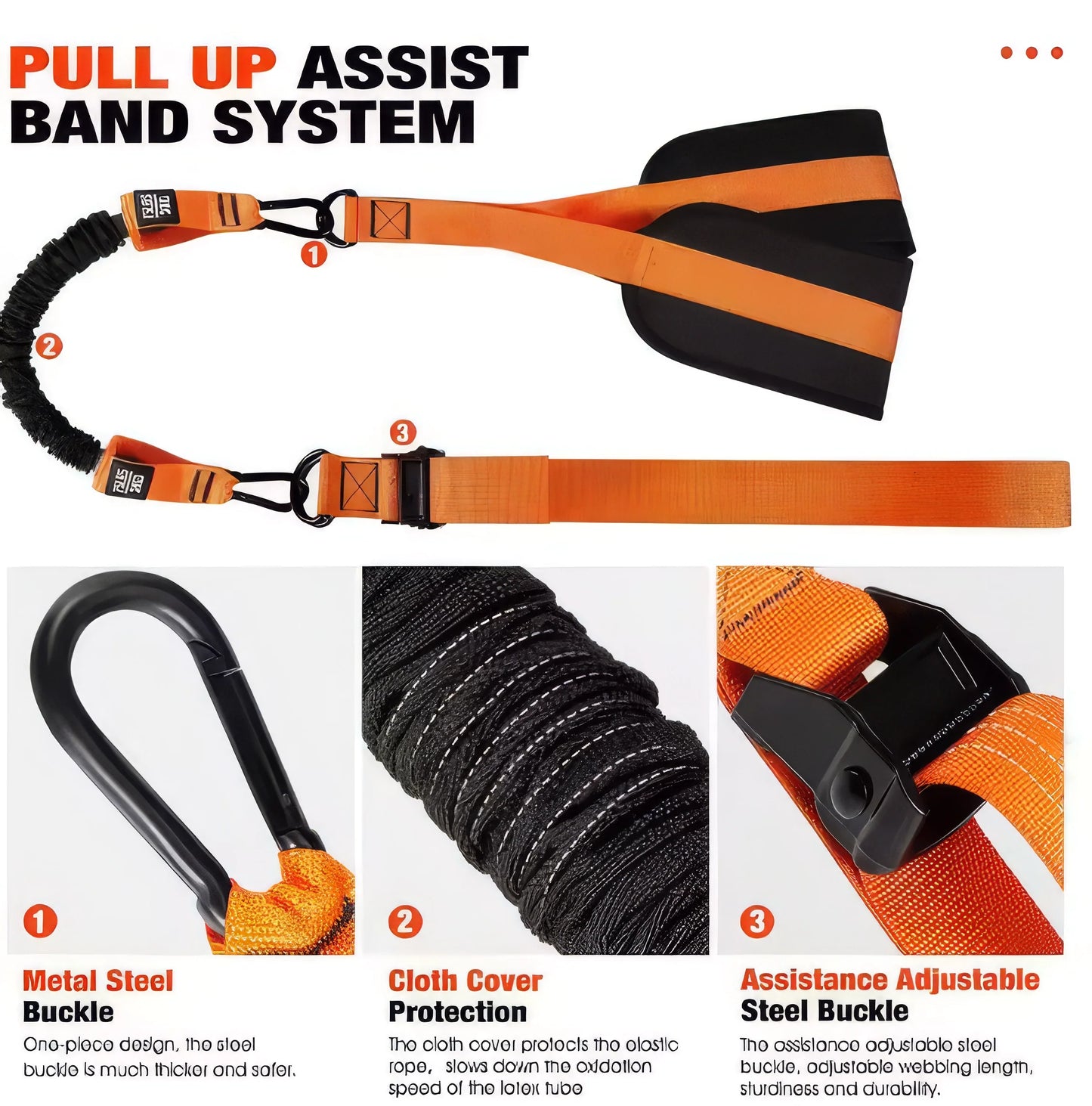 My Sports House™ Pull Up Assistance Bands Set