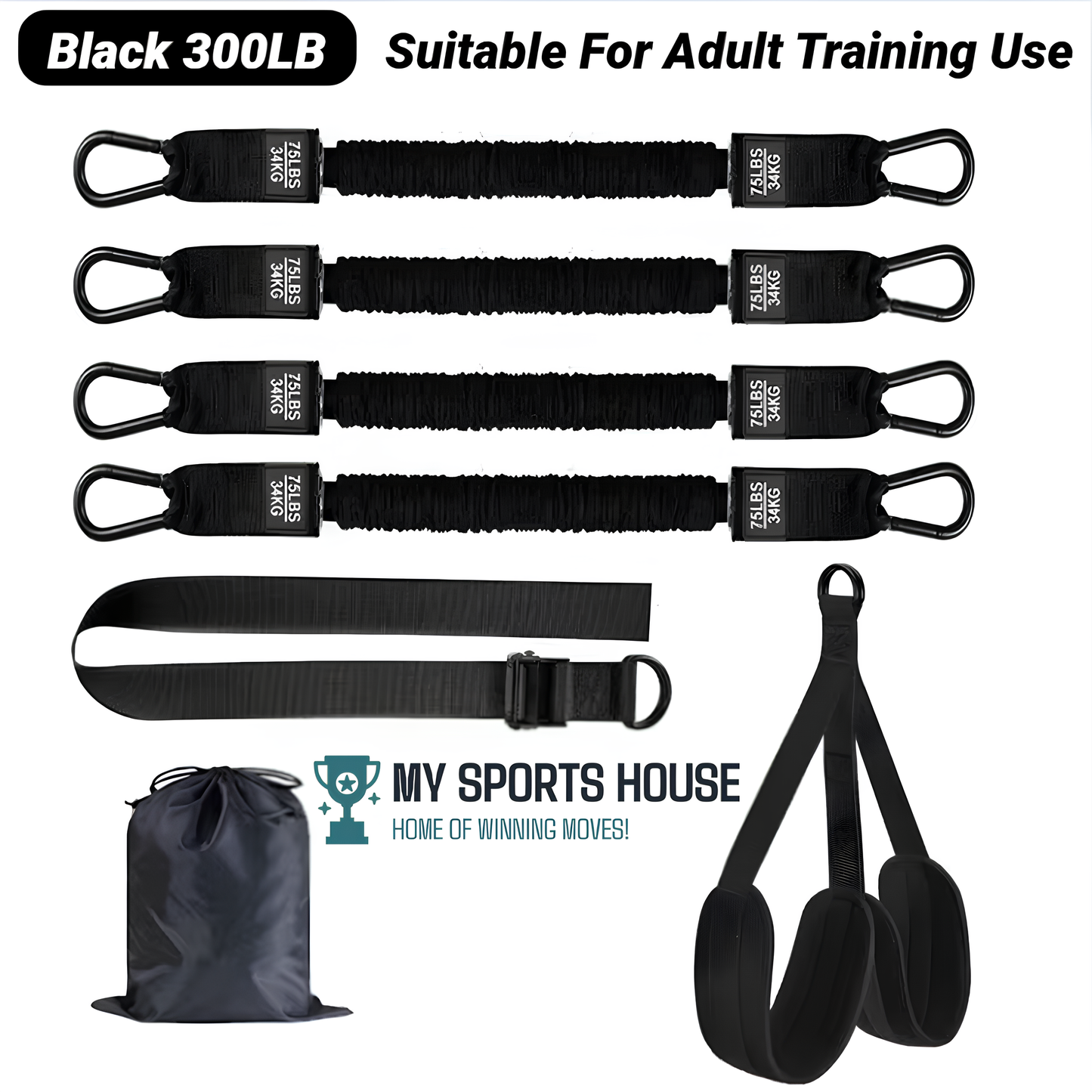 MySportsHouse™ Heavy-duty Pull Up Workout Band