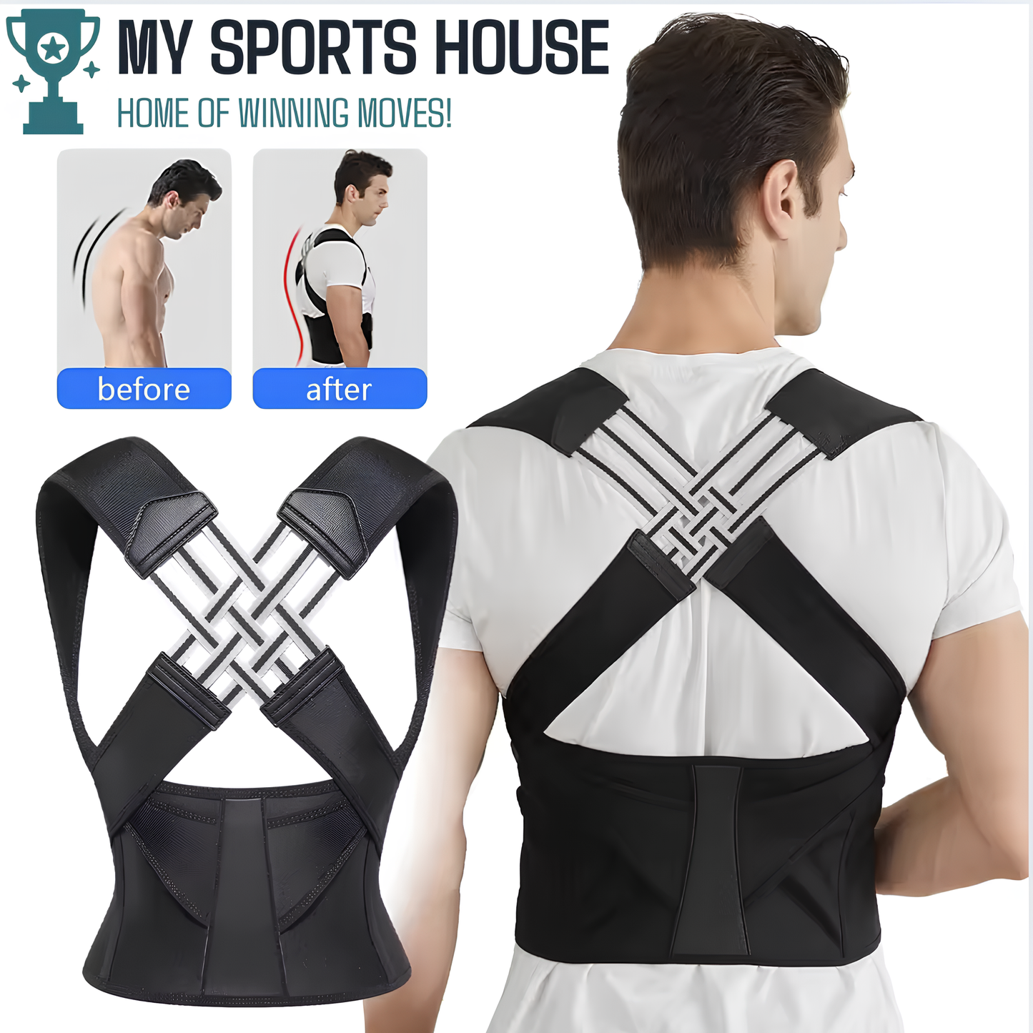 MySportsHouse™ Posture Corrector
