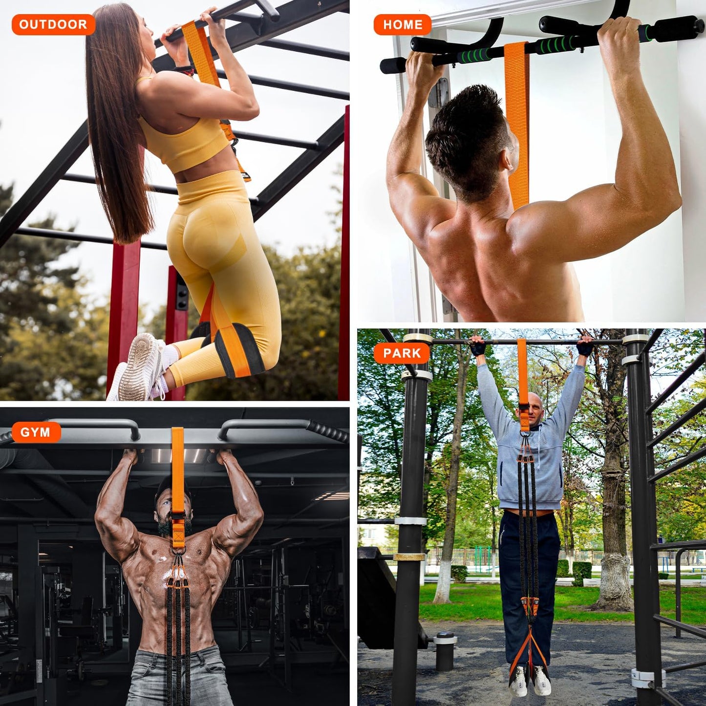 My Sports House™ Pull Up Assistance Bands Set